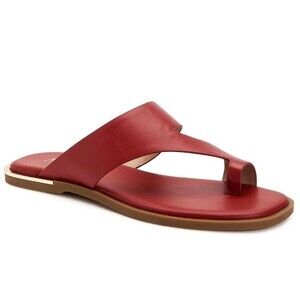 Alfani Womens 6.5 M Red Freddee Toe Loop Thong Flat Sandals NIB XL9
